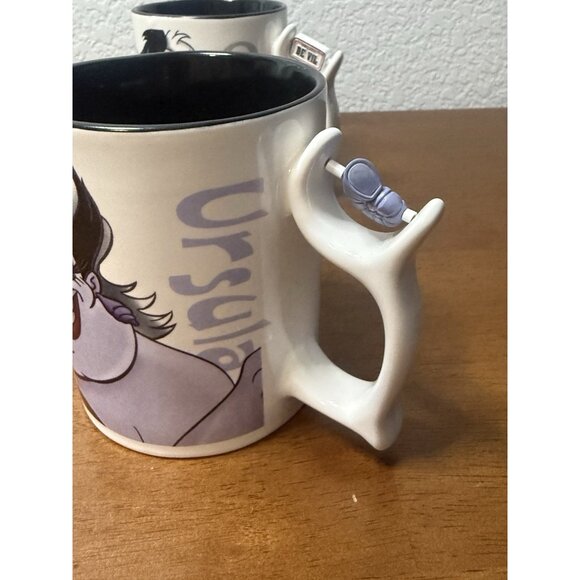 Walt Disney World RARE Disney Villain Mug With Charm Ursula Cruella x4